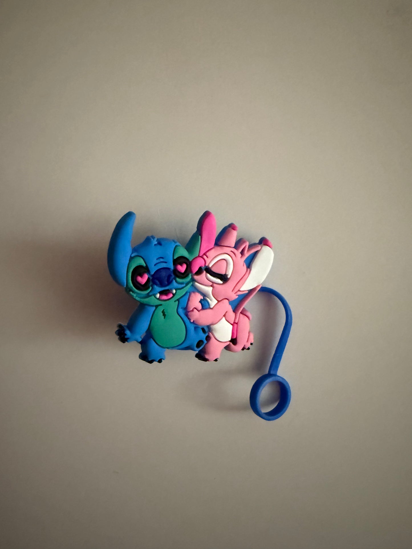 Stitch & Angel Straw Topper