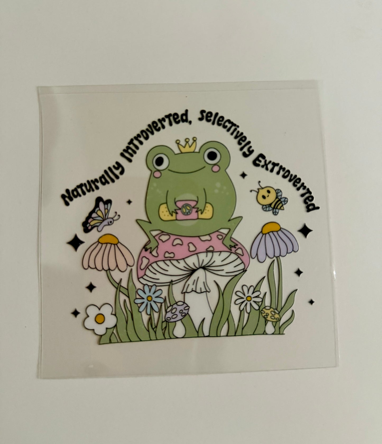 Naturally Introverted, Selectively Extroverted Decal