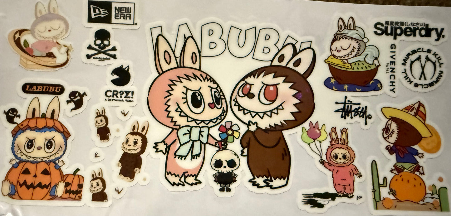 Glow in the dark Labubu Wrap