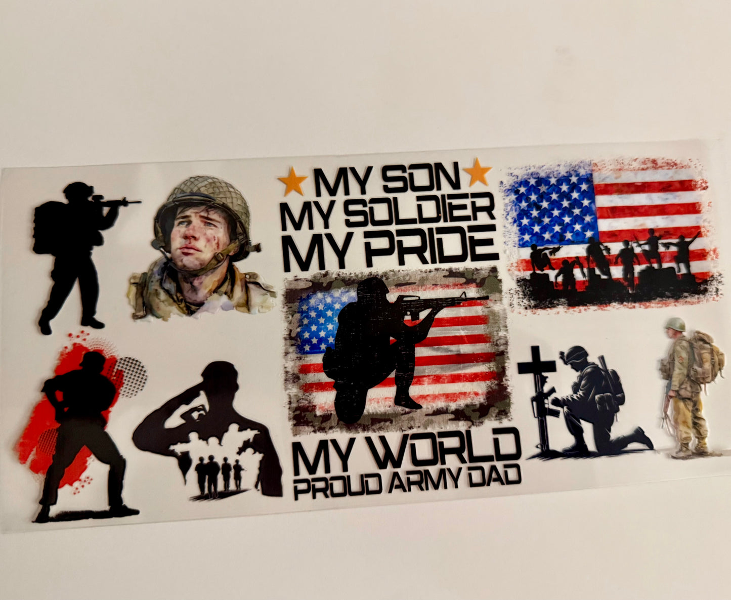 Proud Army Dad Wrap