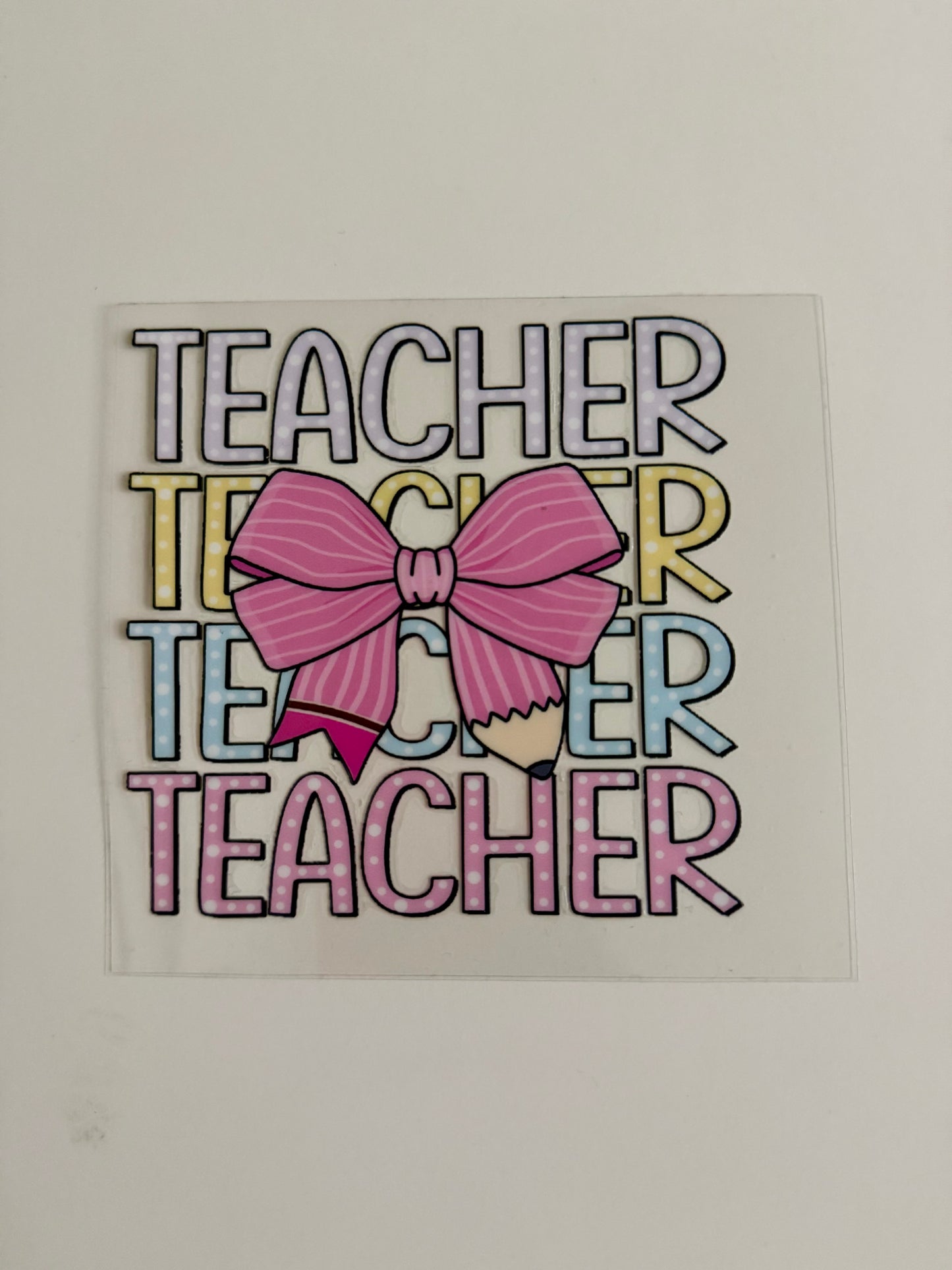 Teacher Decal