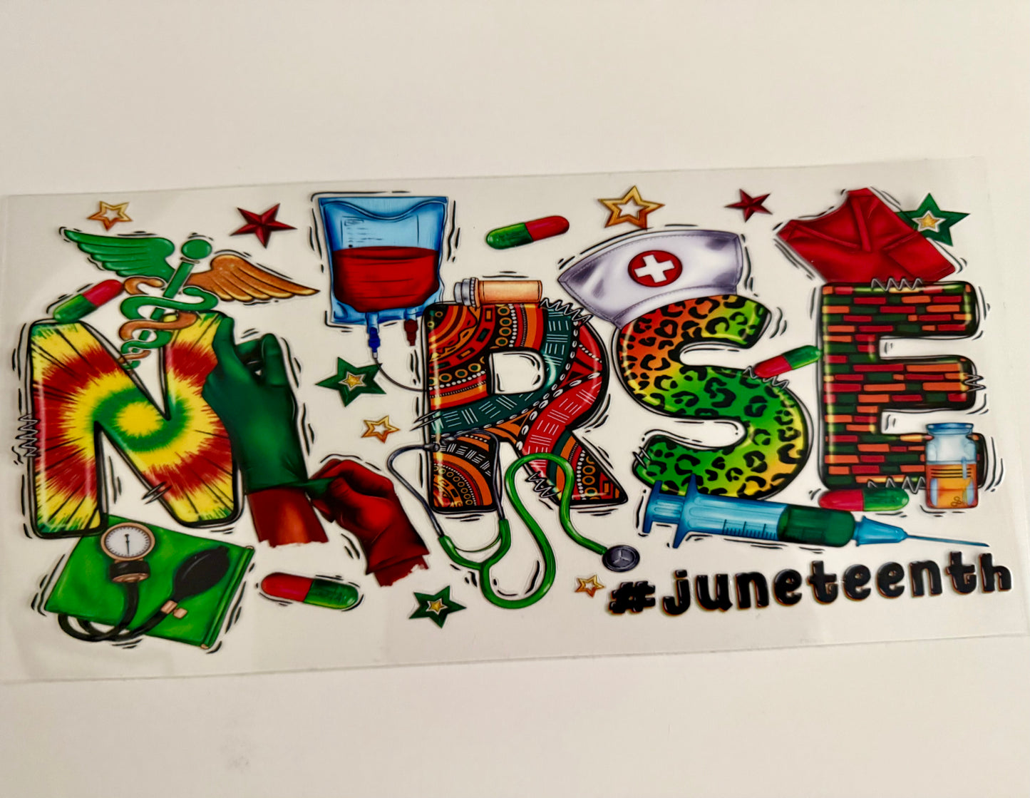 Nurse #Juneteenth Wrap