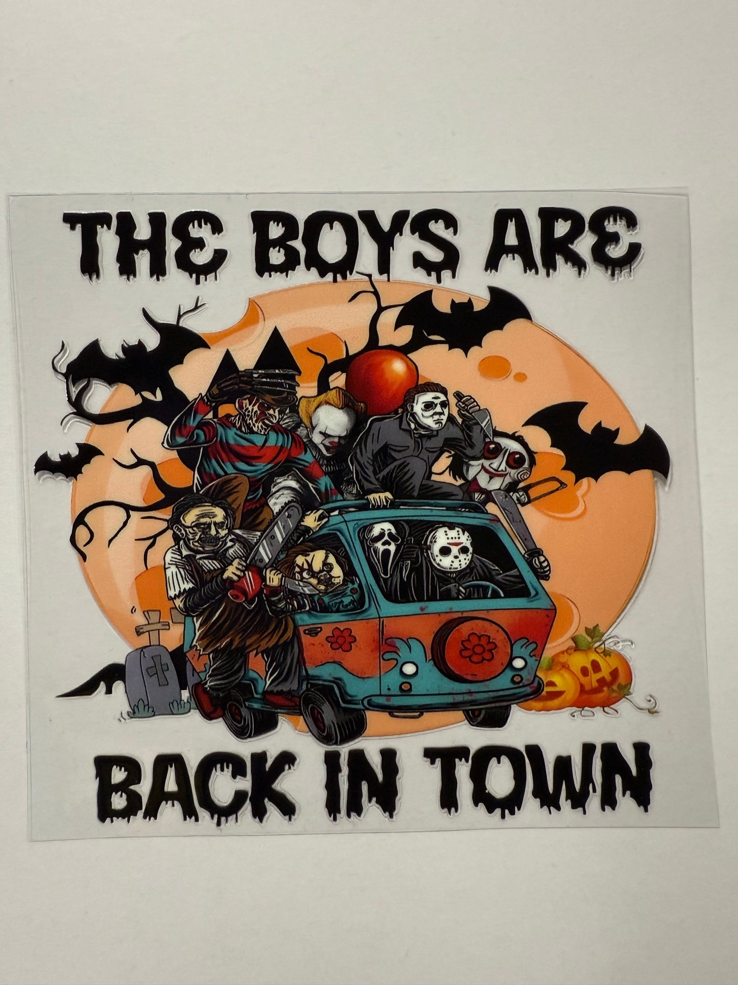 The Boys Are Back in Town Decal
