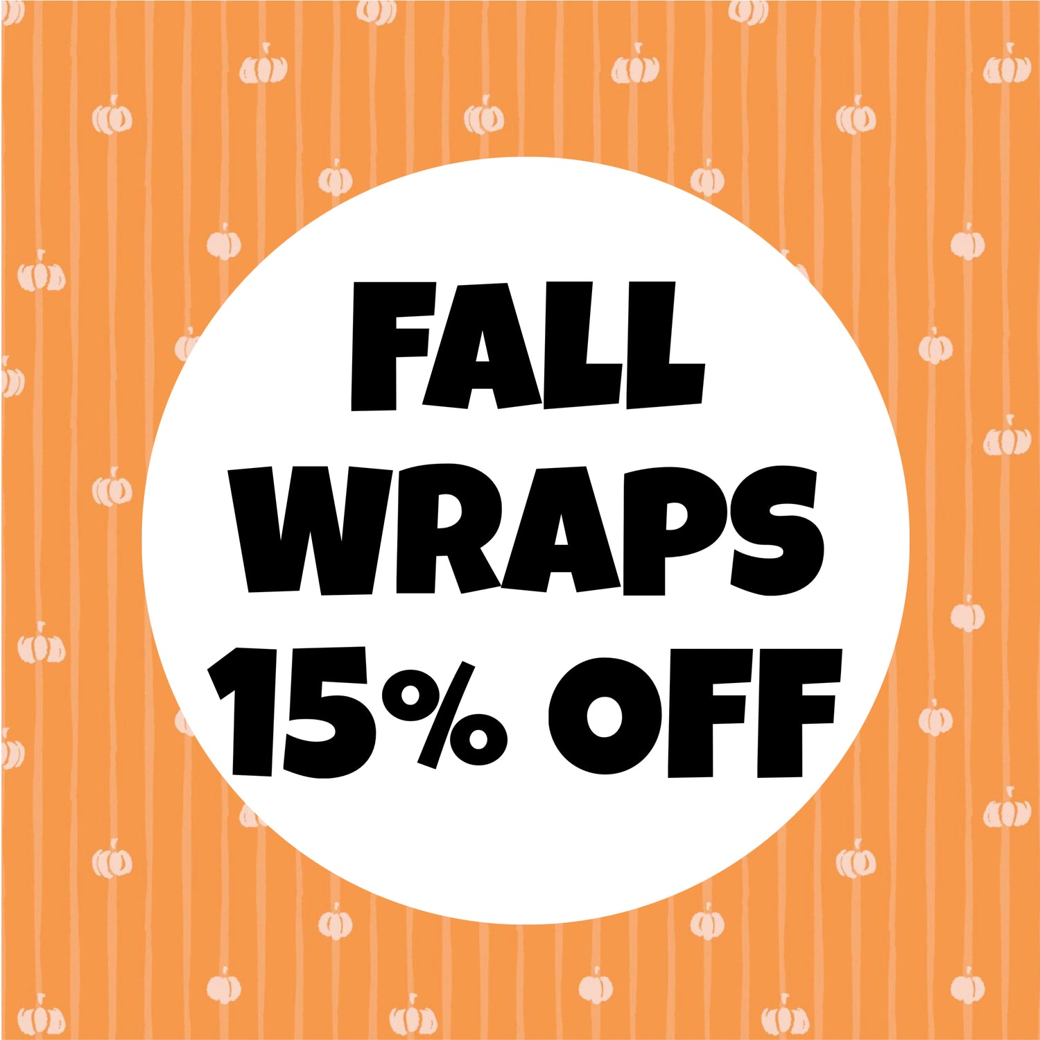 Fall Items 15% OFF