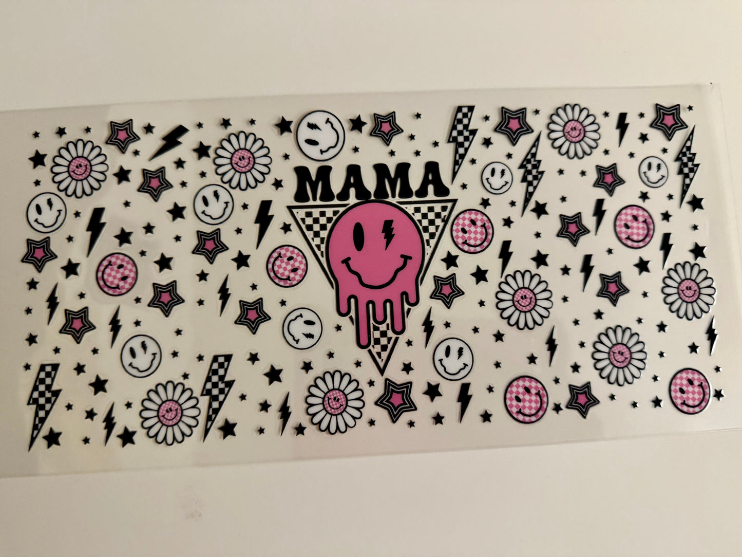 Mama w/ Smiley Faces Wrap