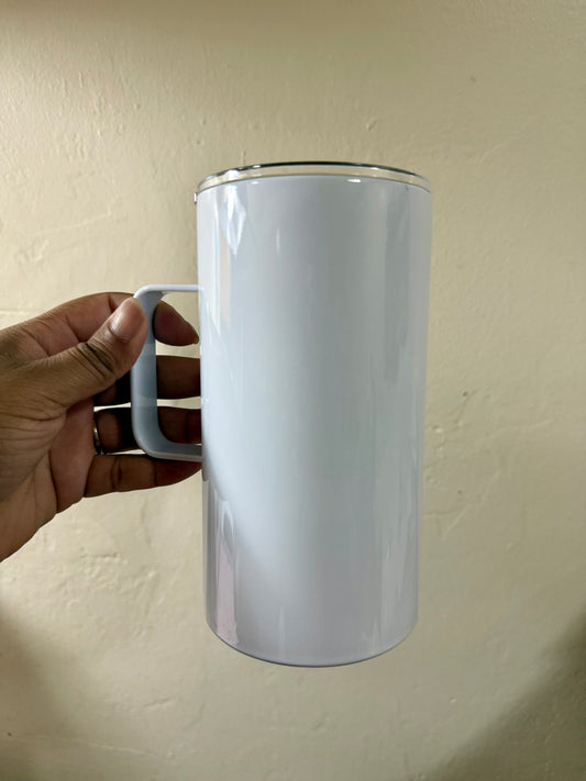 White 24oz Stainless Mug