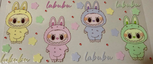 Pastel Labubus Wrap