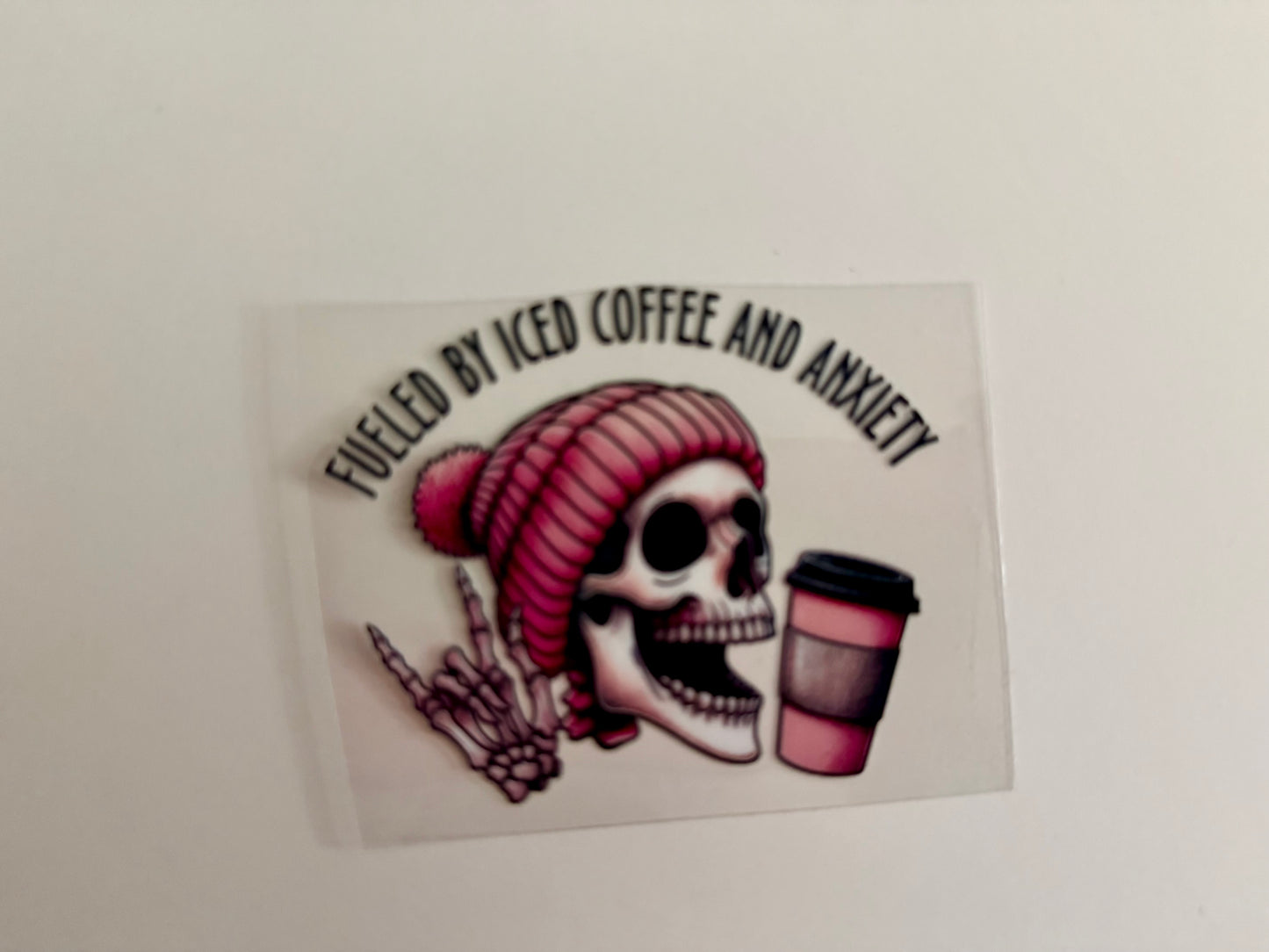Mini Fuled By Coffee Skull Wrap