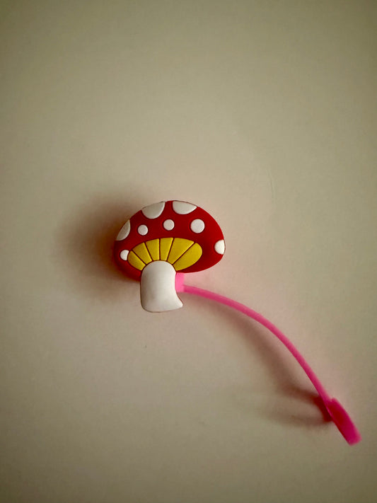 Mushroom Straw Toppers