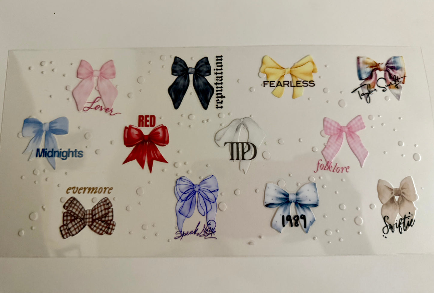 Taylor Swift Era Bows Wrap
