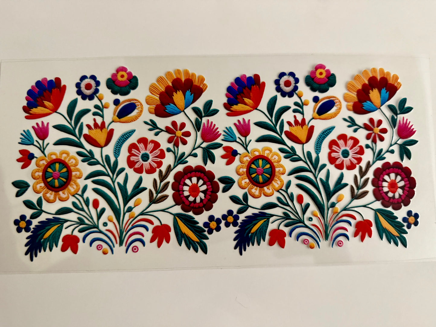 Embroider Flowers Wrap