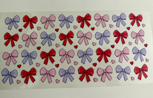 Pink & Purple Bows Wrap