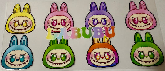 Rainbow Labubus Wrap