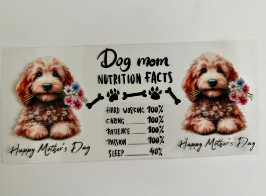 Dog with Flowers Wrap