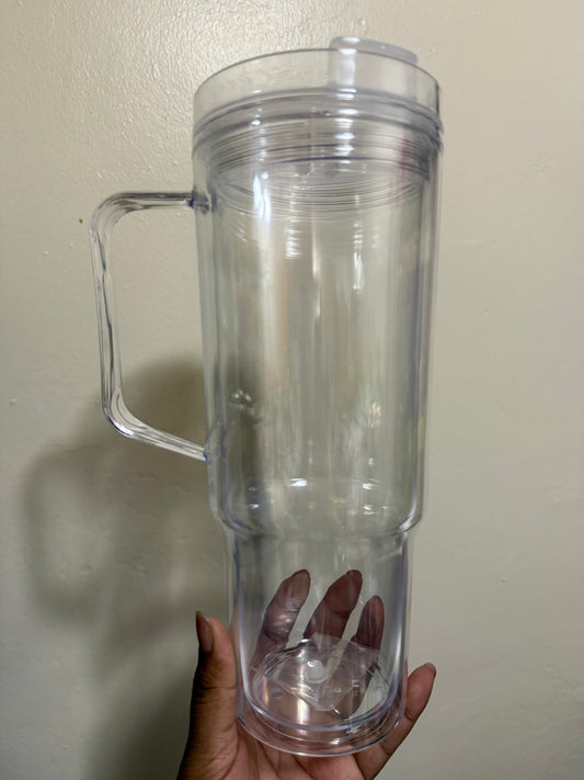 40oz Snow Globe Tumbler