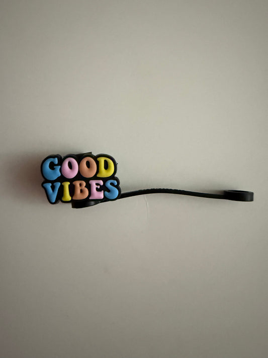 Good Vibes Straw Topper