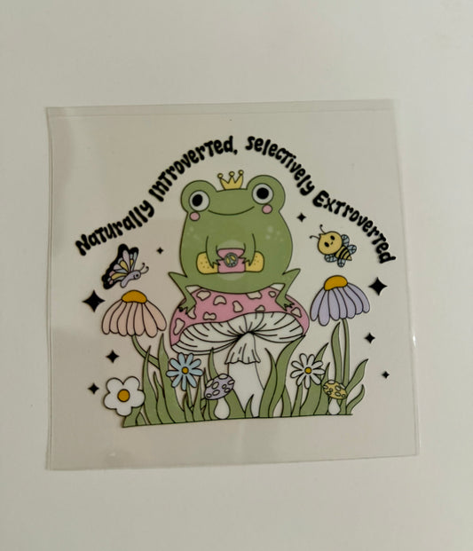 Naturally Introverted, Selectively Extroverted Decal