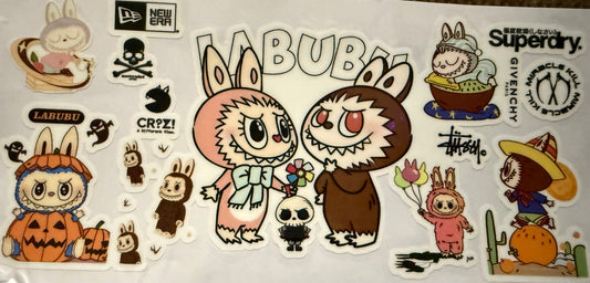 Glow in the dark Labubu Wrap