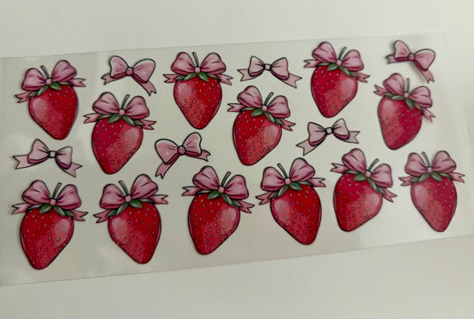 Strawberries & Bows Wrap