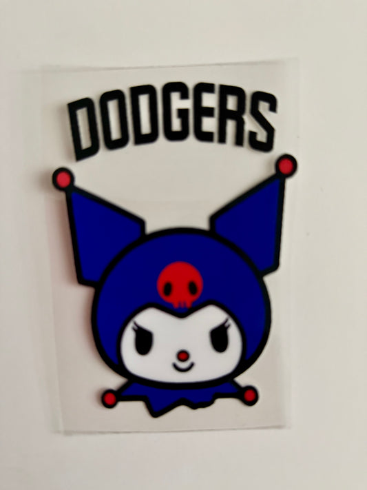 Dodgers Kuromi Decal