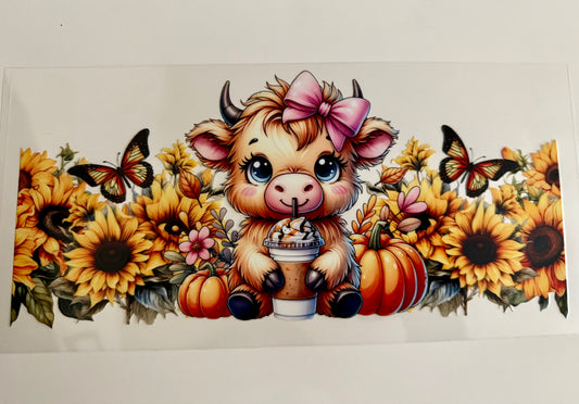 Highland Cow Pumpkin Wrap