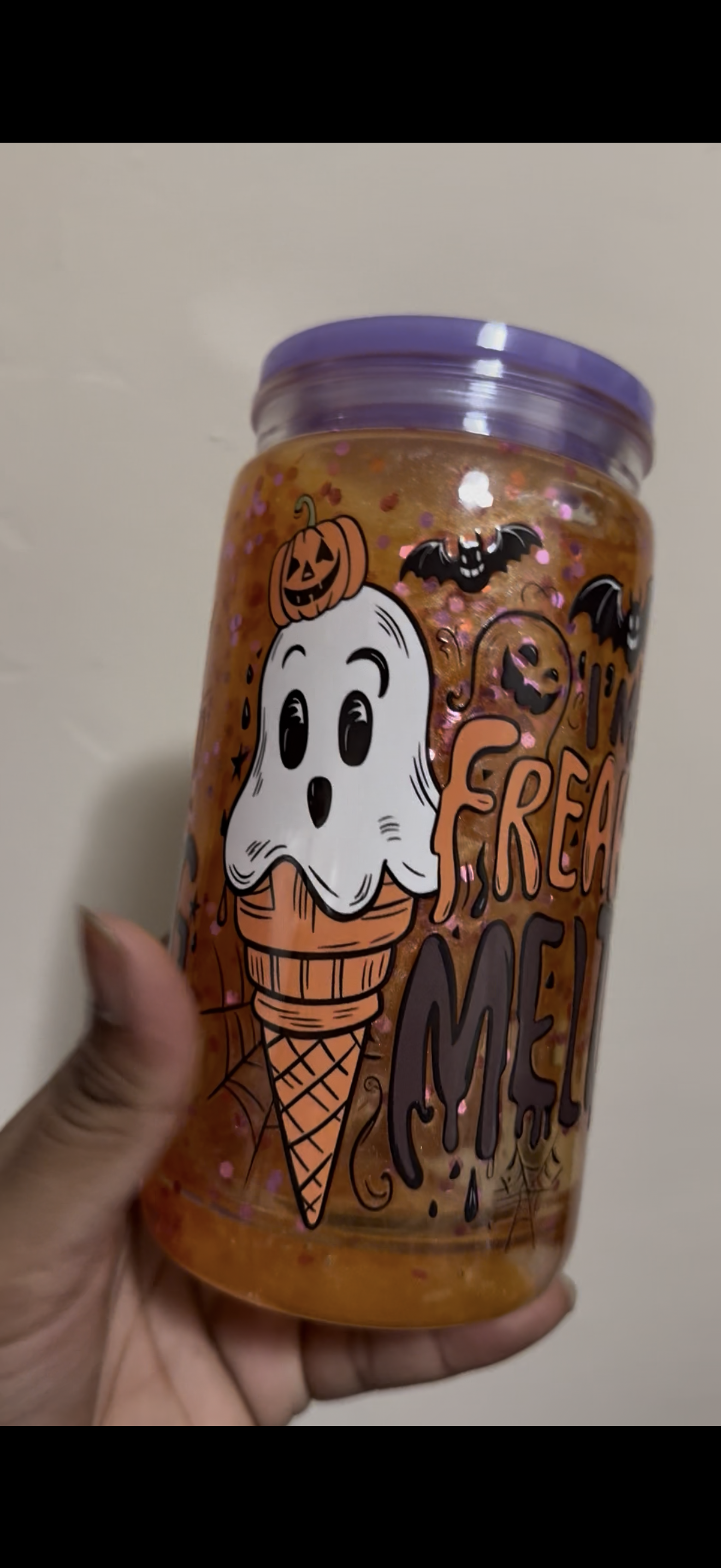 16oz Oopsie Lava Snow Globe Cup