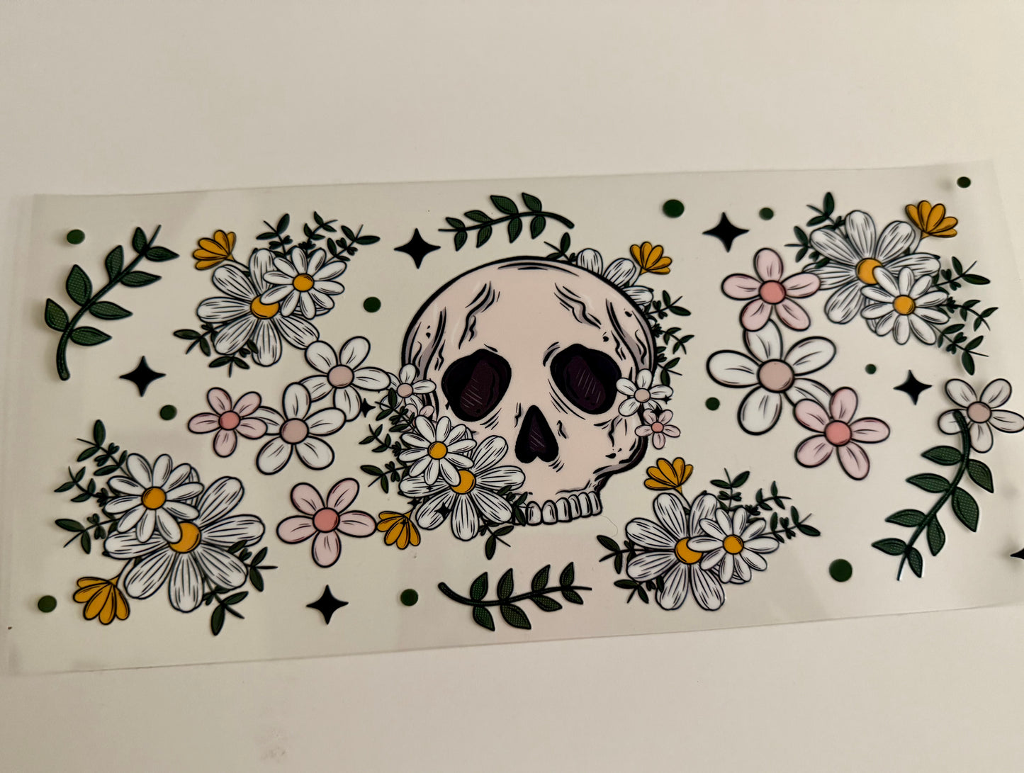Skull w/ Flowers Wrap