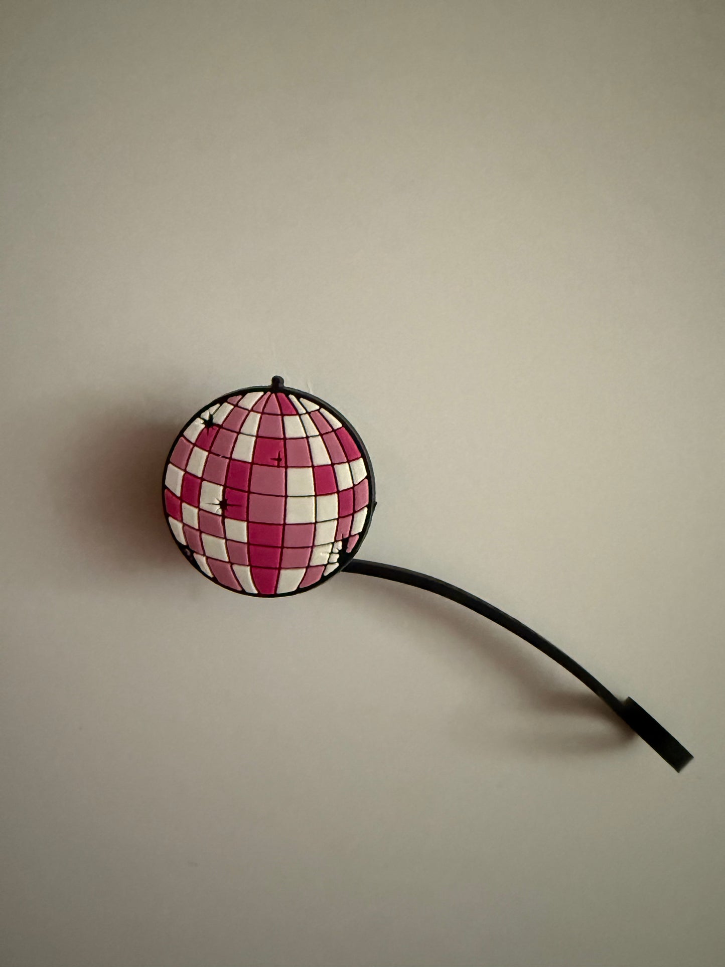 Disco Ball Straw Topper