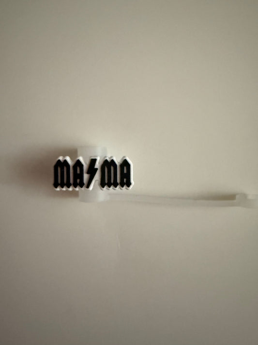 Mama Lighting Bolt Straw Topper