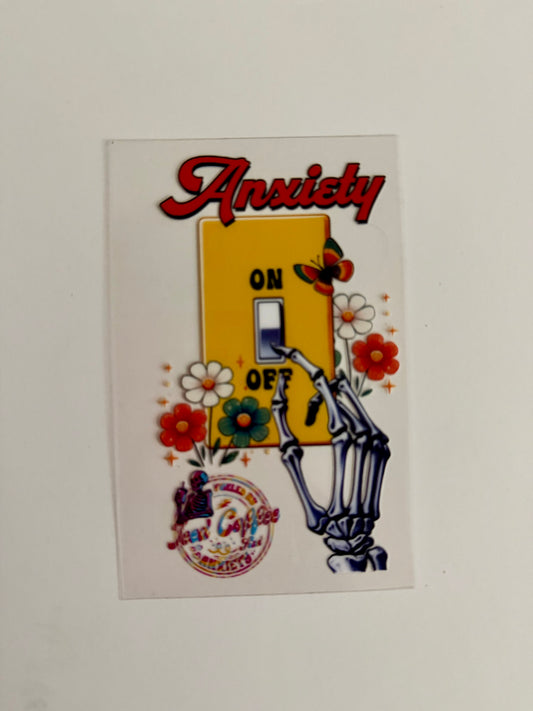 Anxiety Off Decal
