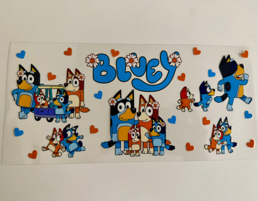 Bluey w/ Family Wrap