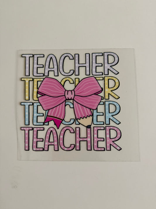 Teacher Decal