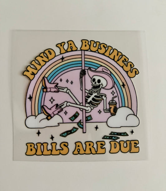 Mind Ya Business Decal