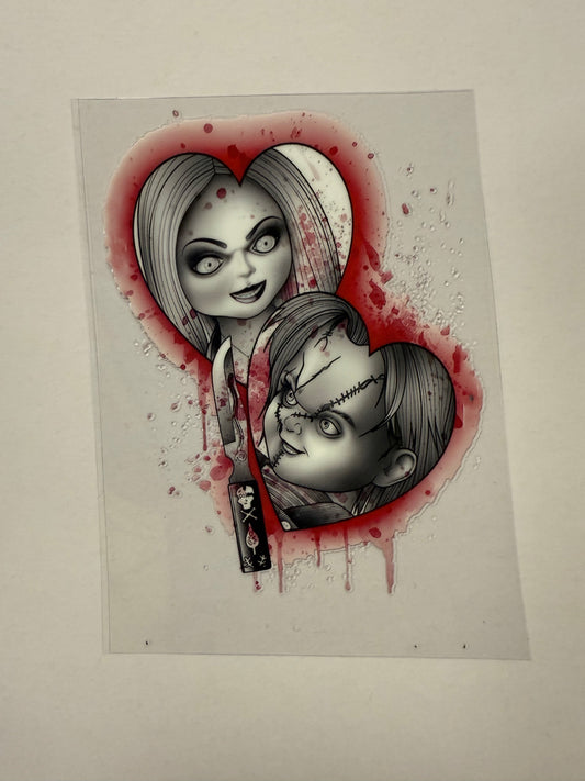 Tiffany & Chucky Decal #2