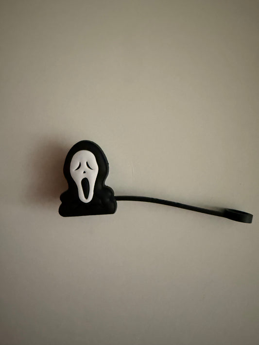 Ghostface Straw Topper