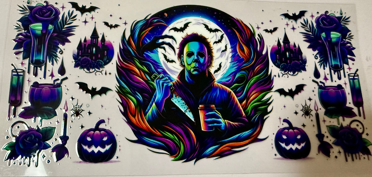 Tie-Dye Michael Myers Wrap #2