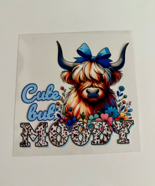 Cute But Moody Decal