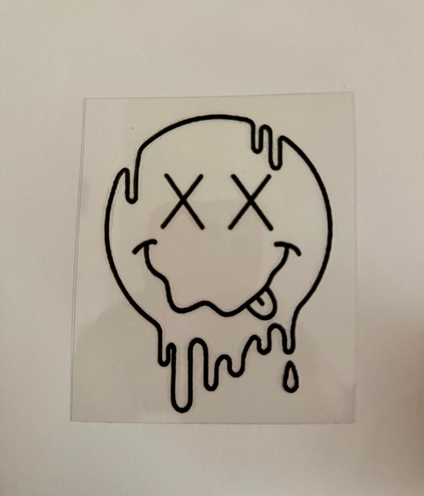 Melting Smiley Face Decal