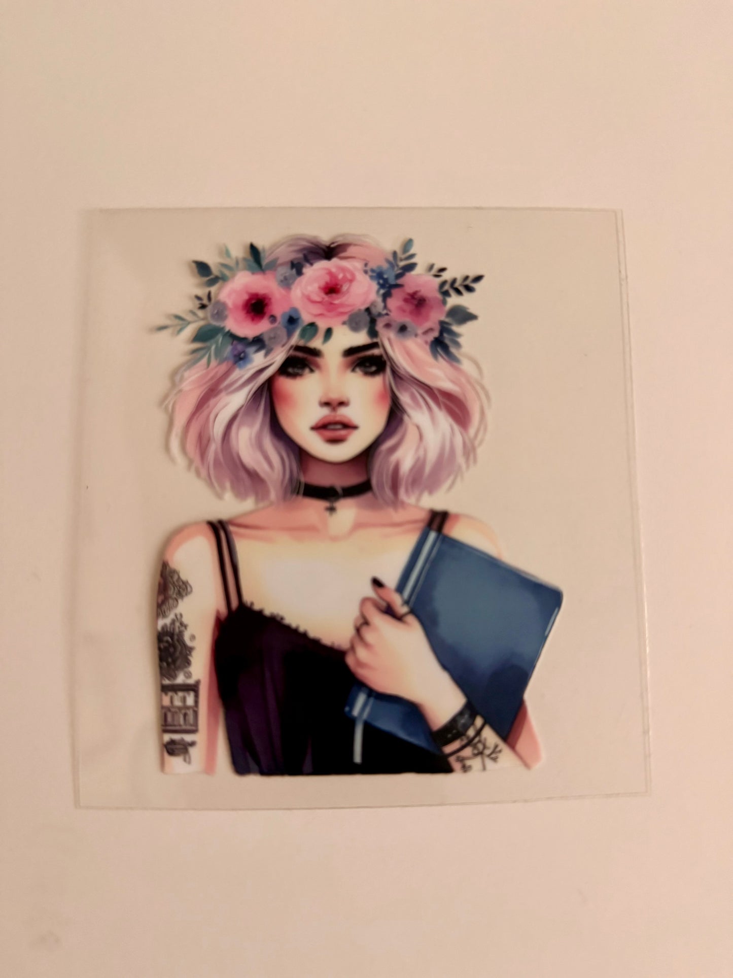 Book Girl Decal