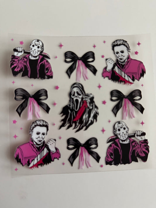Horror W/ Bows Decal