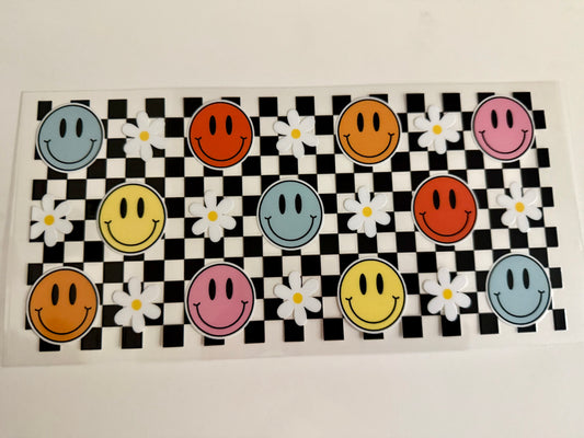 Smiley Checkered Wrap