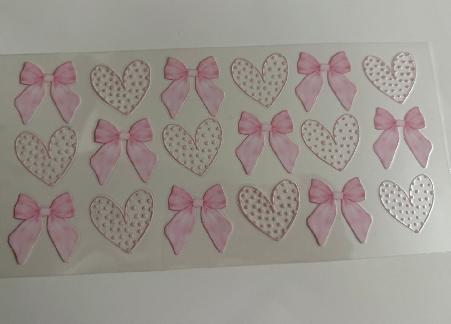 Pink Bows & Hearts Wrap