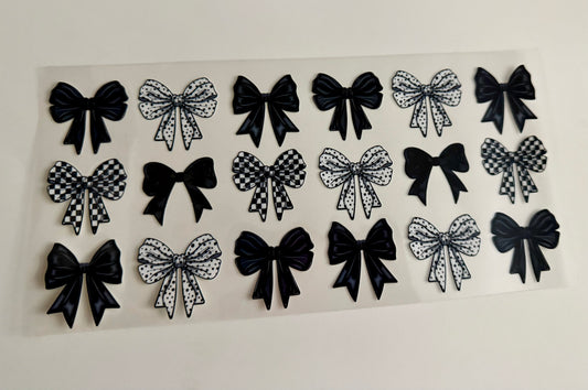Black & White Bows Wrap