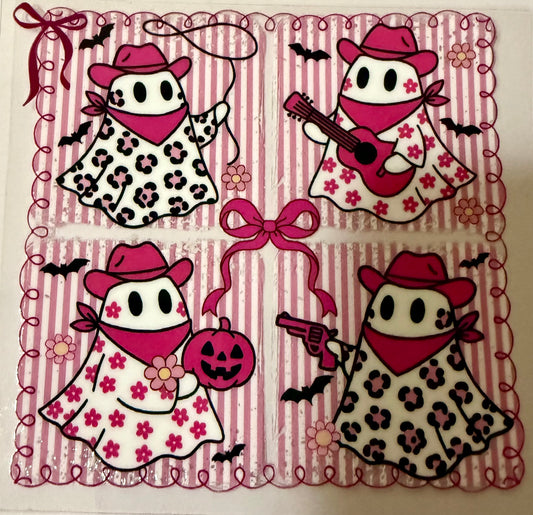 Cowgirl Ghosts Decal