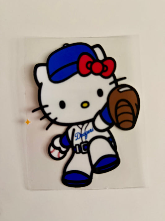 Dodger Hello Kitty Decal