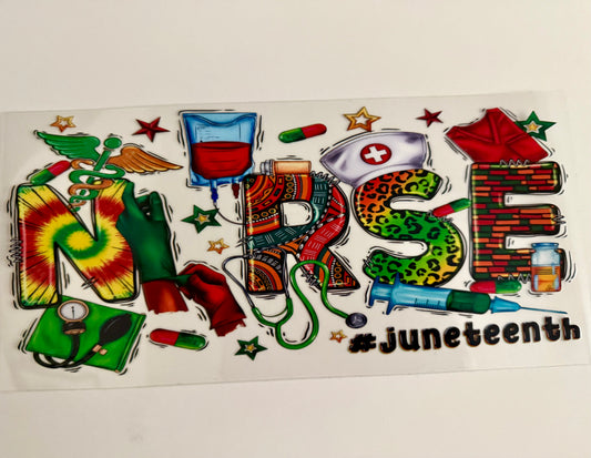 Nurse #Juneteenth Wrap