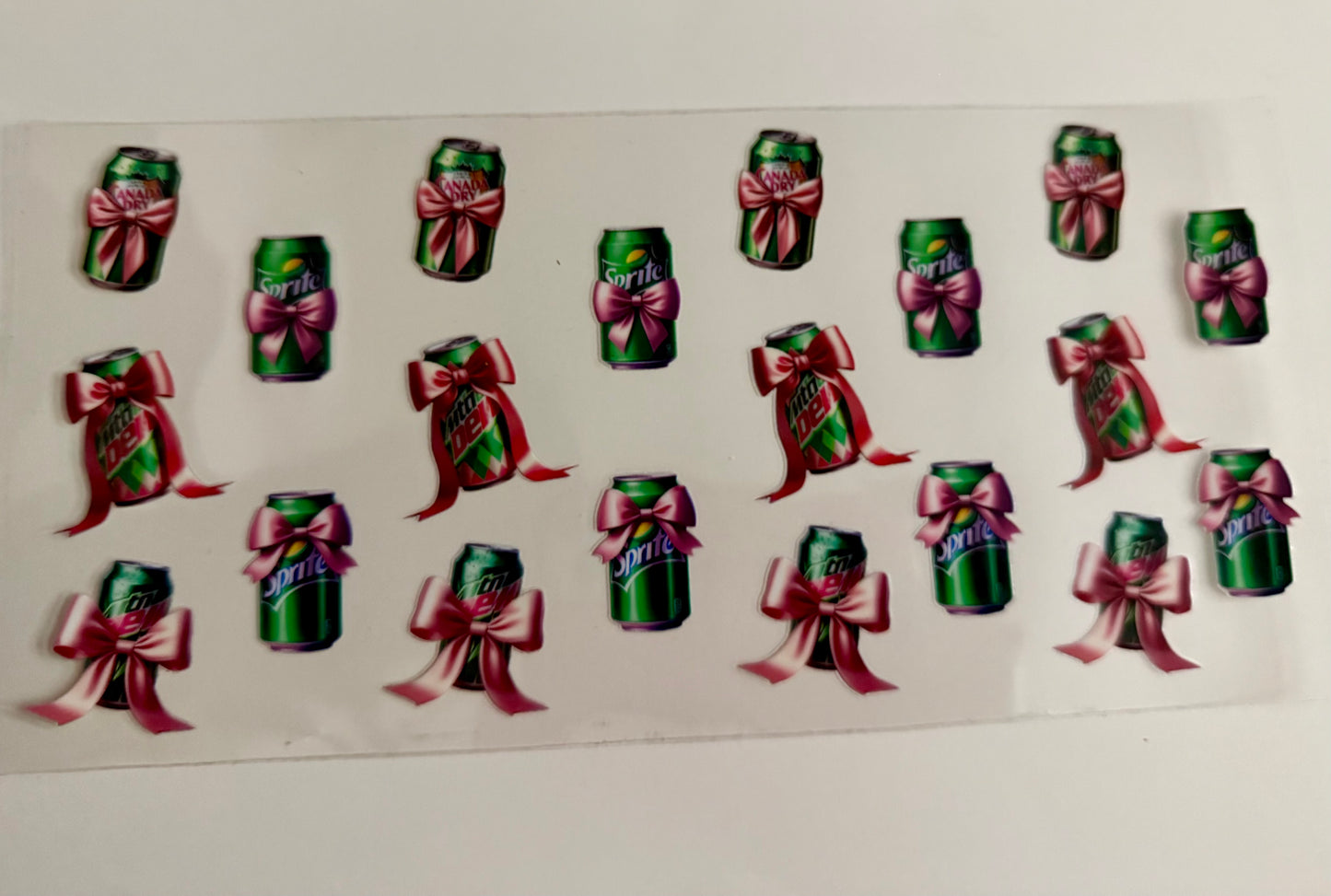Sodas w/ Bows Wrap