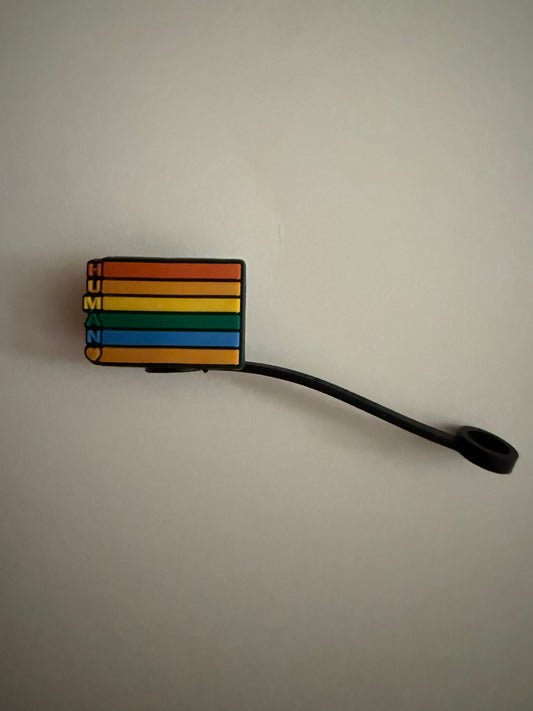 HUMAN Pride Flag Straw Topper