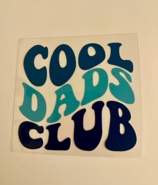 Cool Dads Club Decal