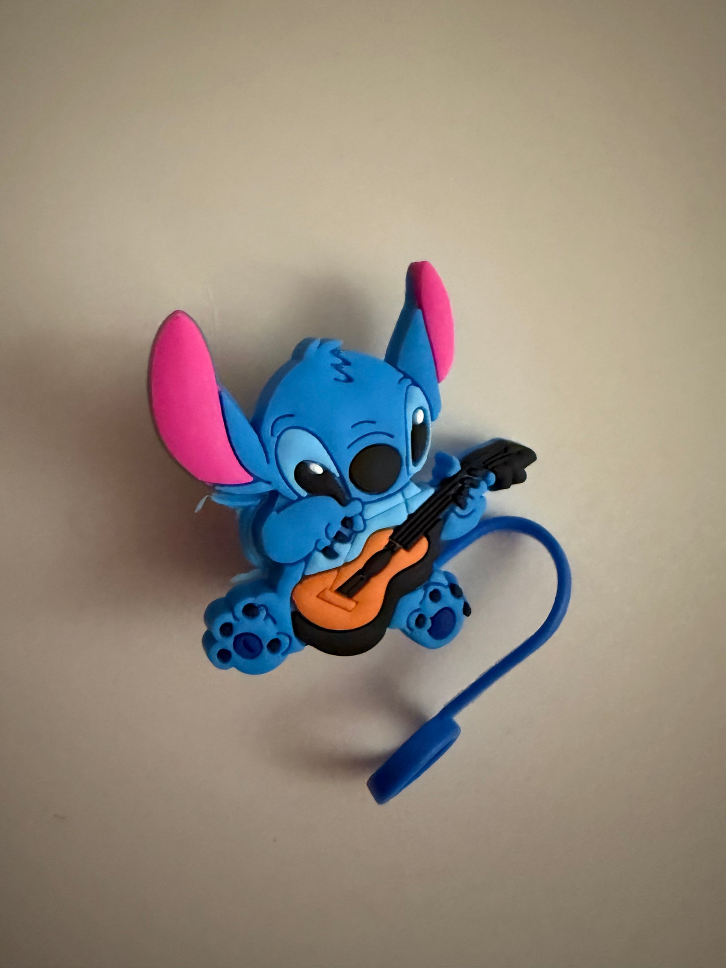 Stitch Guitar Straw Topper